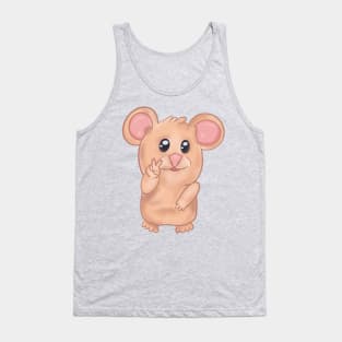 Peace Sign Hamster Tank Top